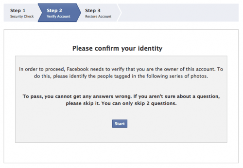 FB user verification